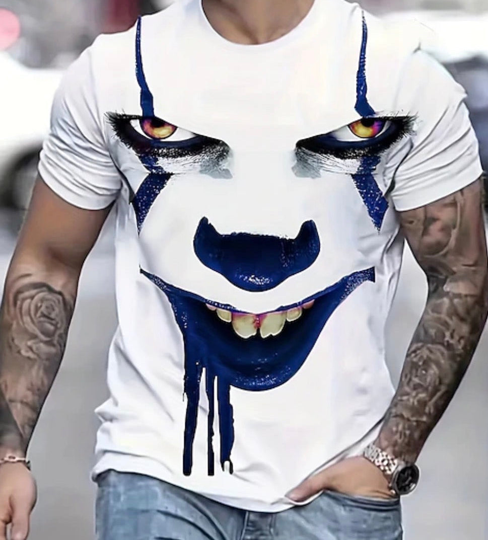 Clown face tshirt
