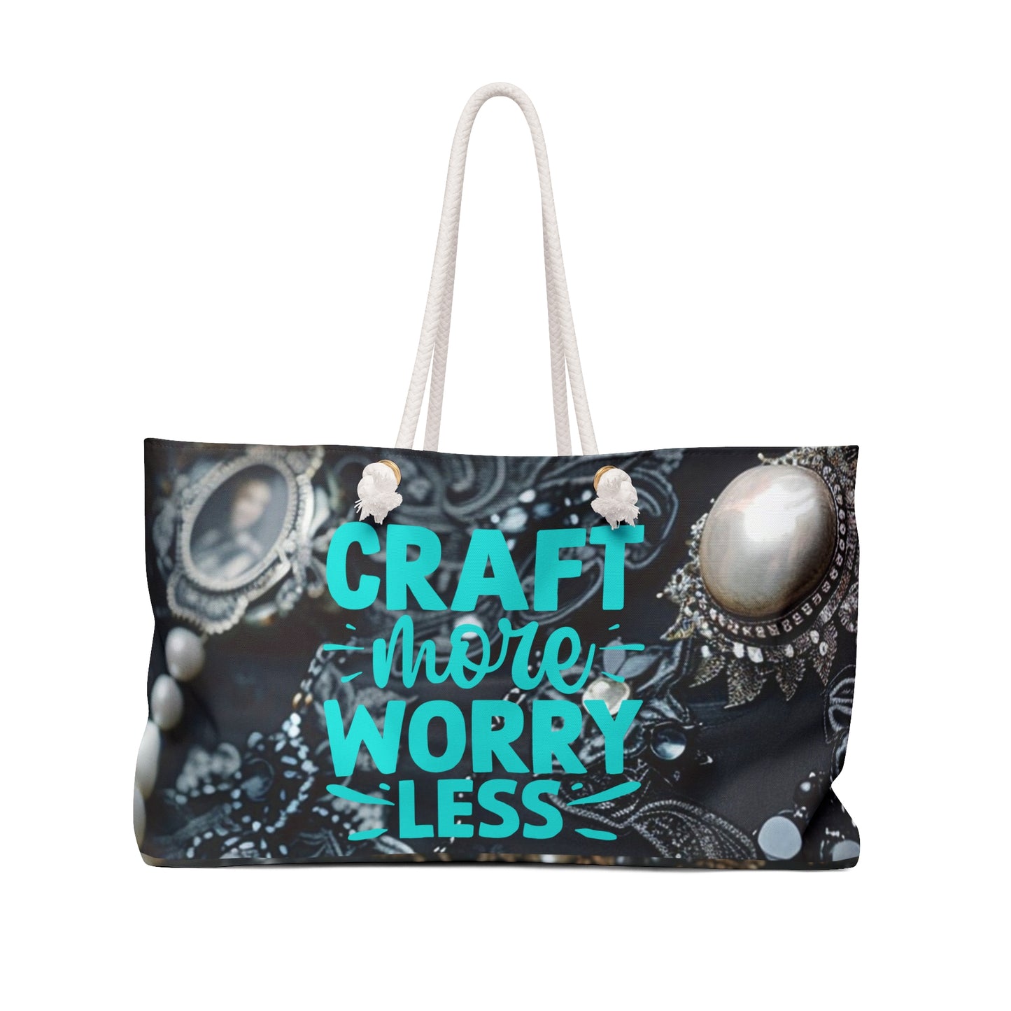Lysandra "Craft more worry less" Craft bag