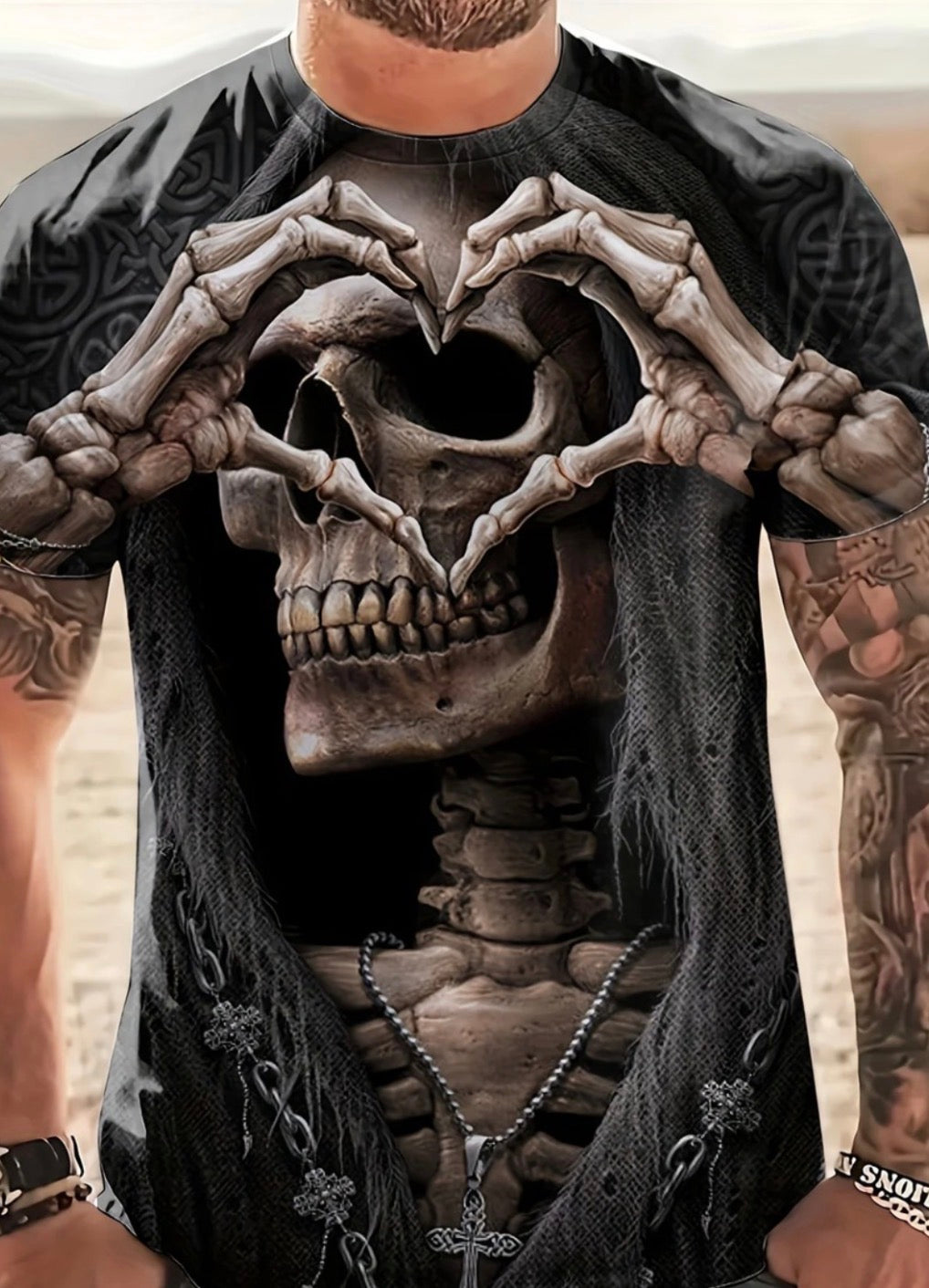 Adult skull t-shirt (New)