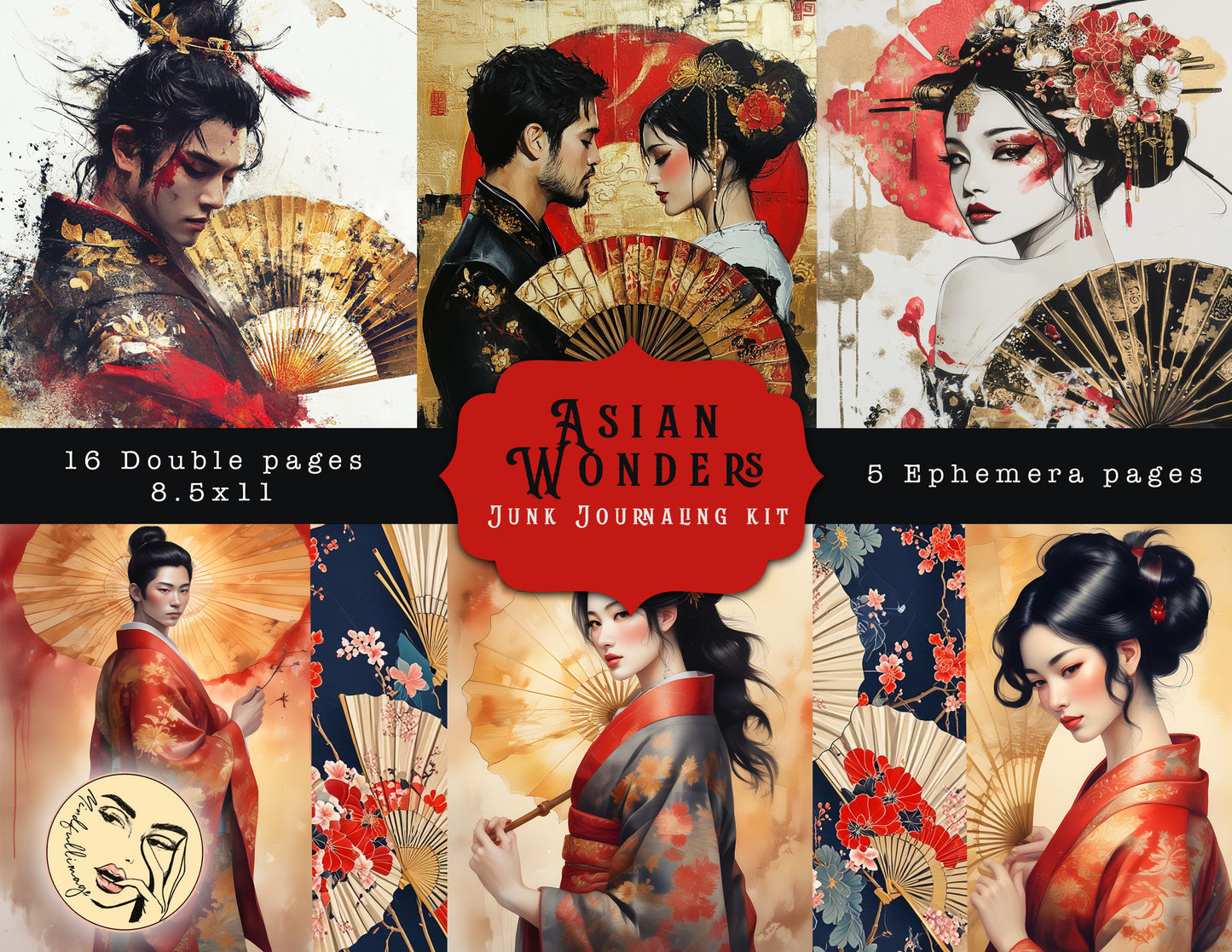 Asian Wonders Junk Journaling kit