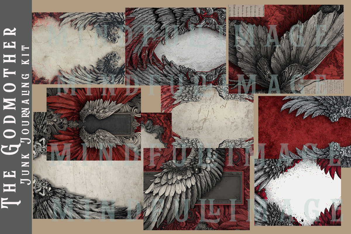 The Godmother Junk Journaling Kit