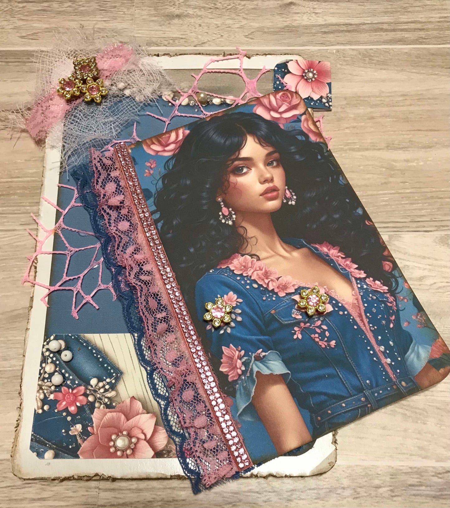 Essence Of Denim Junk Journaling Kit