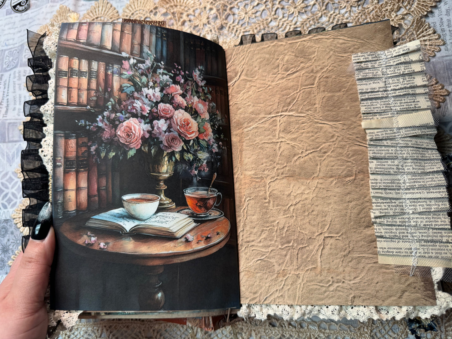 Shayla- a bookshelf spine junk journal