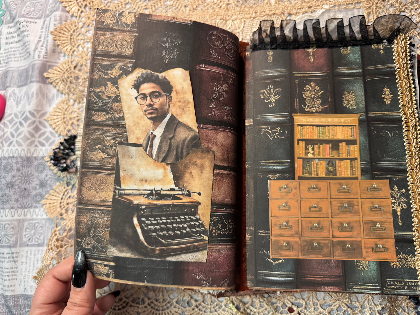 Shayla- a bookshelf spine junk journal
