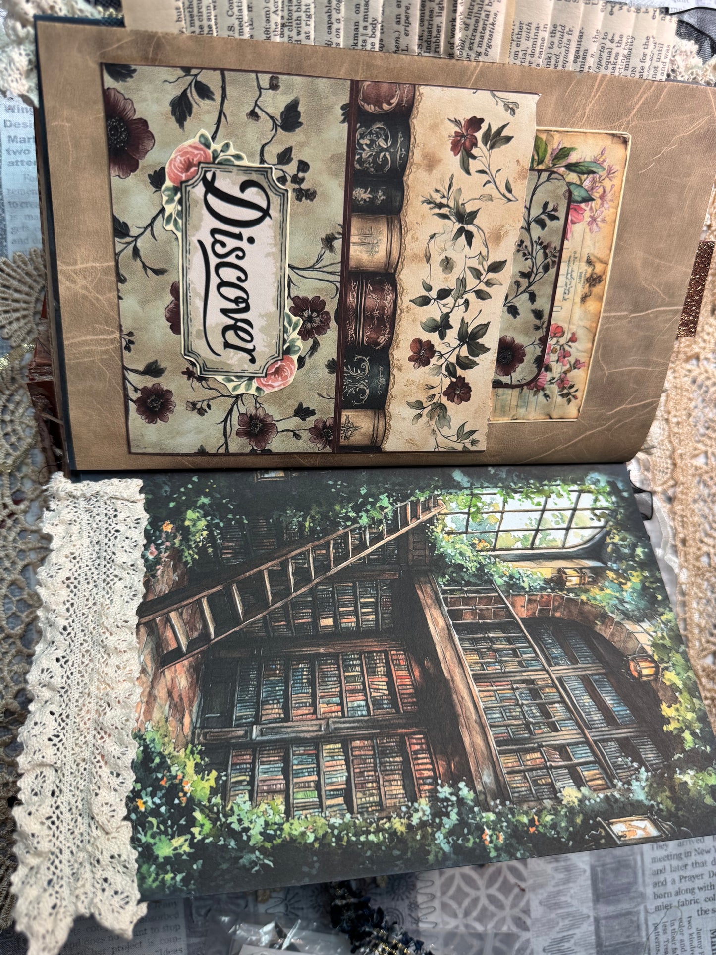 Shayla- a bookshelf spine junk journal