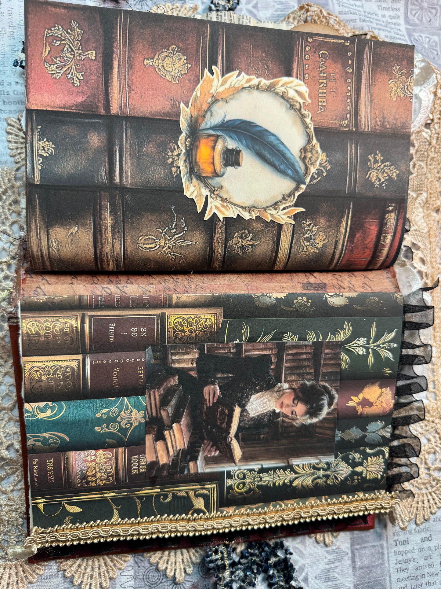 Shayla- a bookshelf spine junk journal
