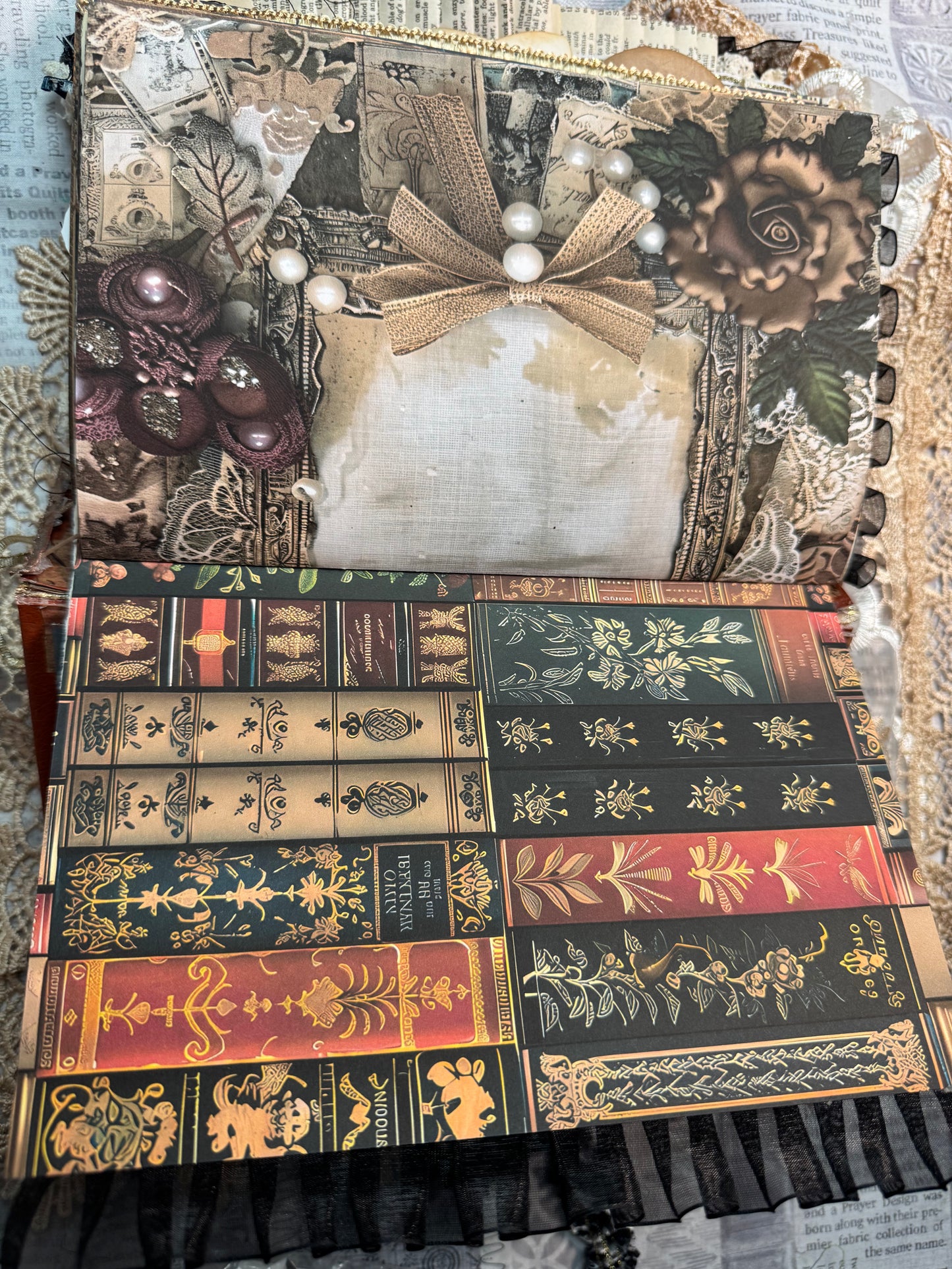 Shayla- a bookshelf spine junk journal