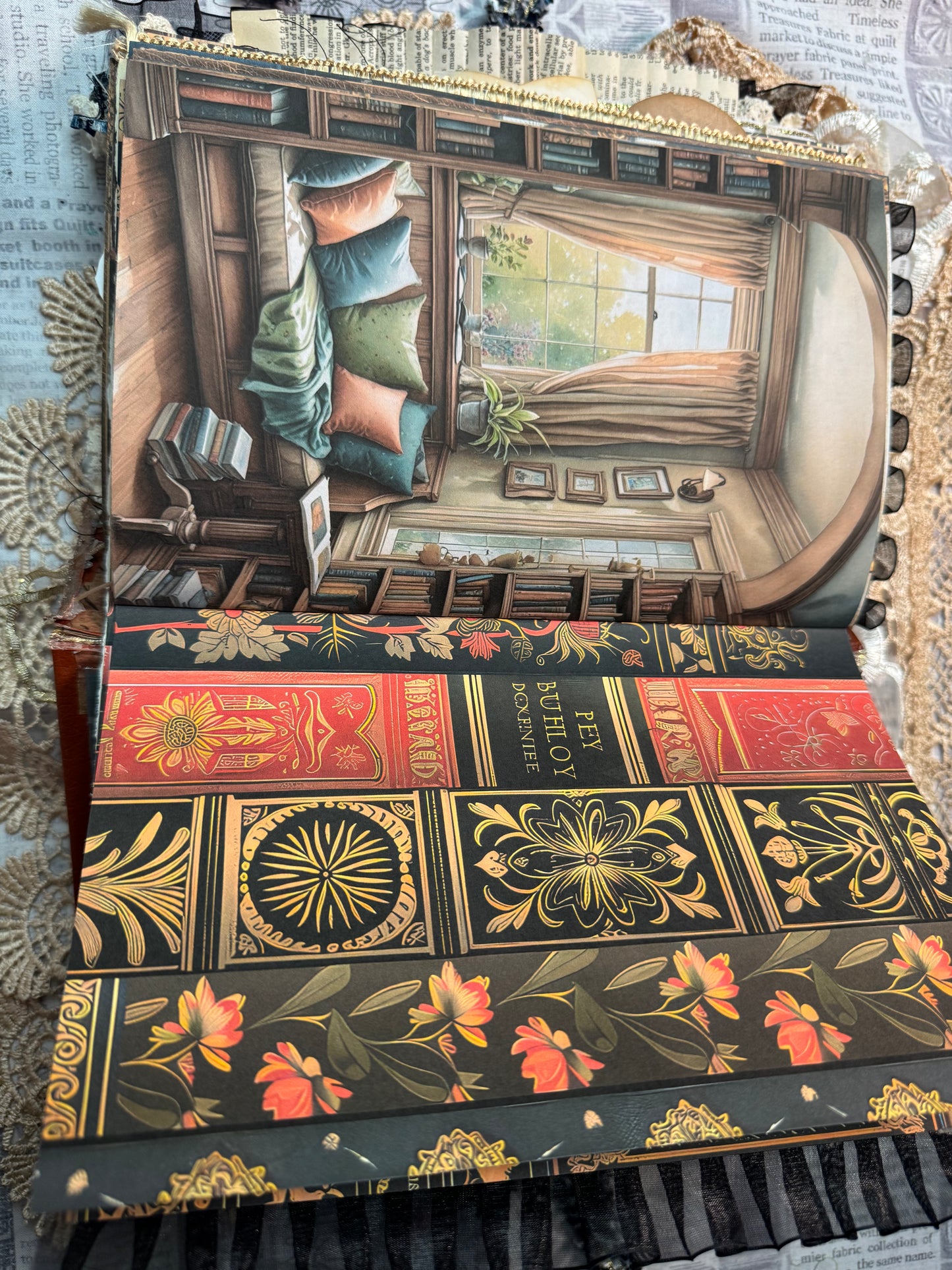 Shayla- a bookshelf spine junk journal