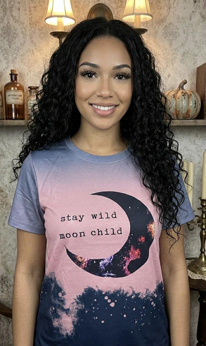 “ Stay wild moon child” t-shirt