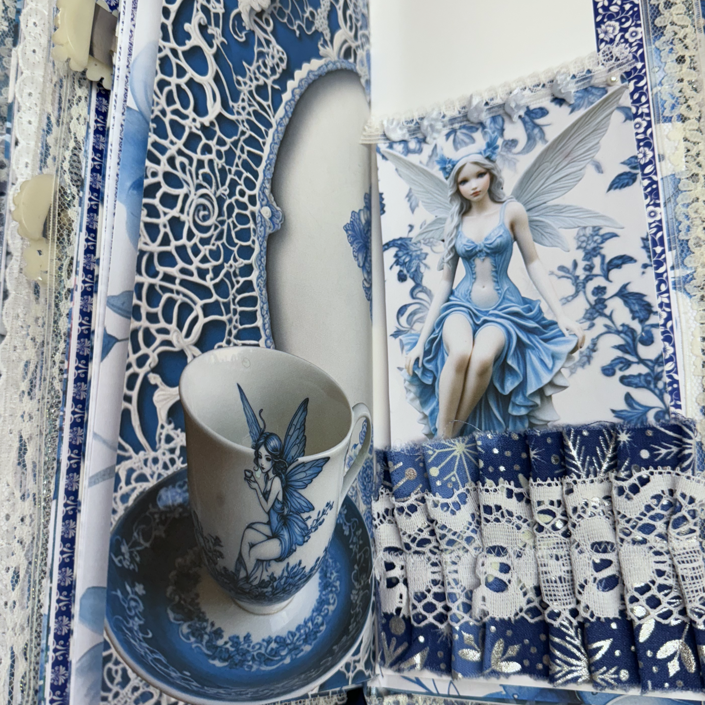 Porcelain Faerie Junk journal, box and oversized folio set