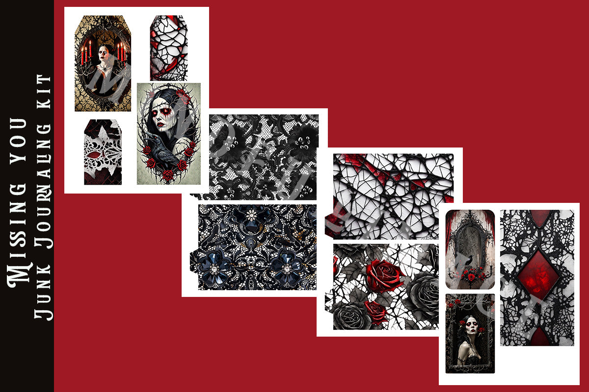 Missing you Junk Journaling Kit