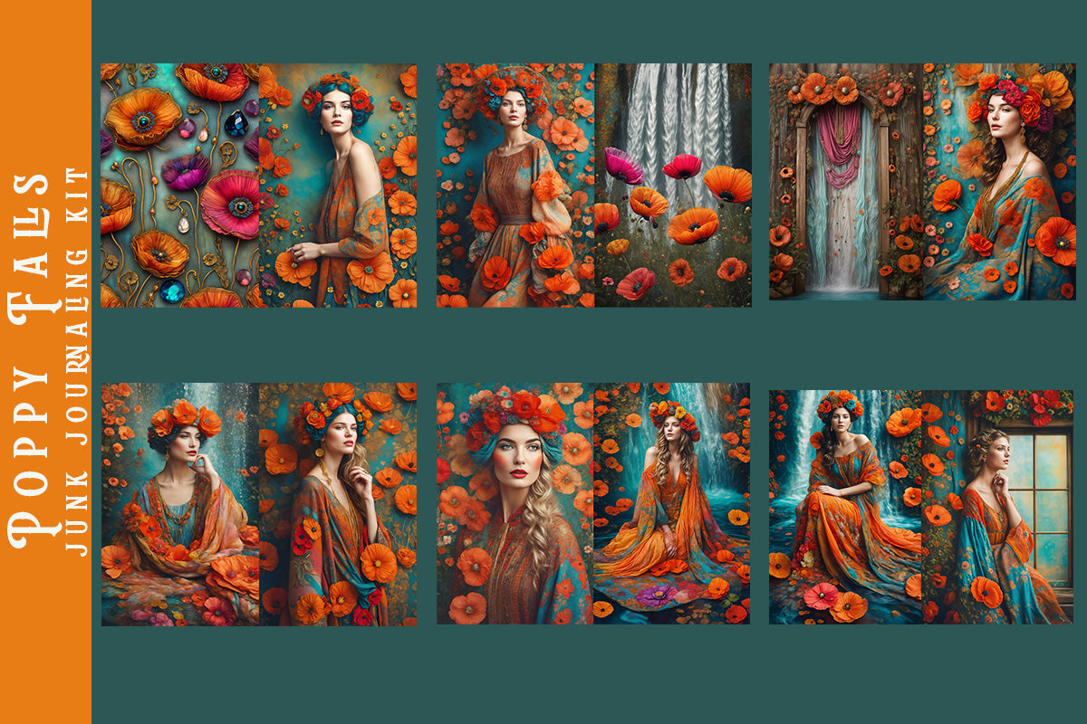 Poppy Falls Junk Journaling Kit