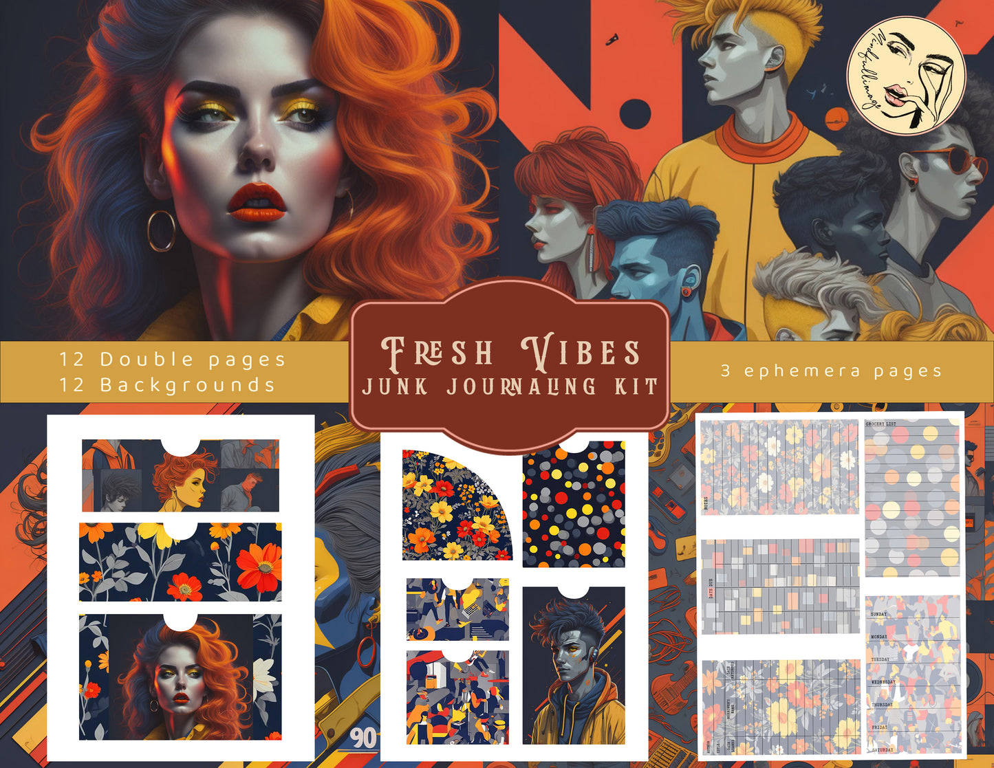 Fresh Vibes Junk Journaling kit