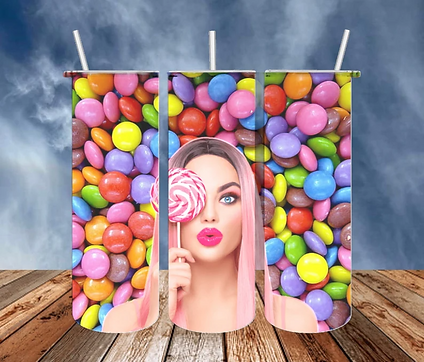 Candy babe 20 oz tumbler