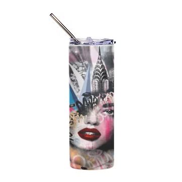 Artsy graphic 20 oz tumbler