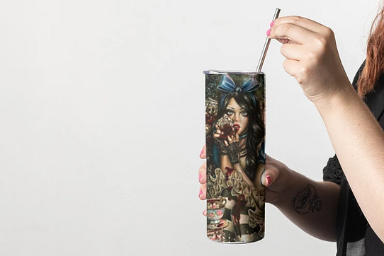 Grunge Alice 20 oz tumbler