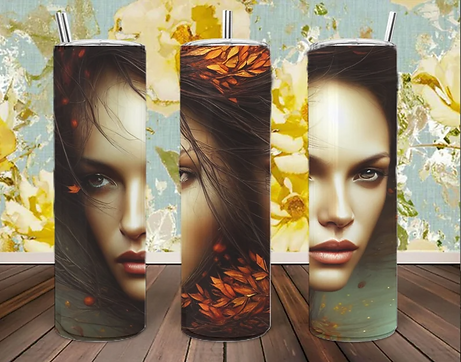 Beautiful face 20 oz tumbler