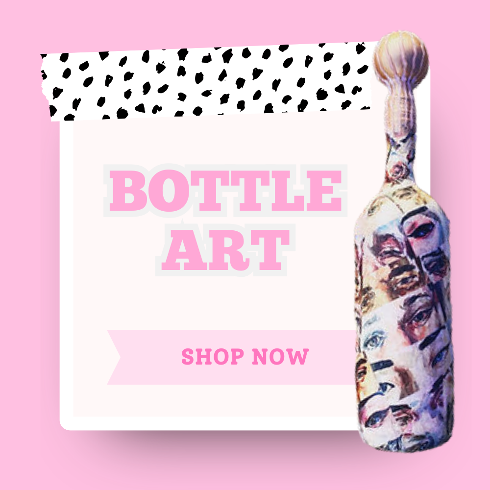 Handmade Bottle Art