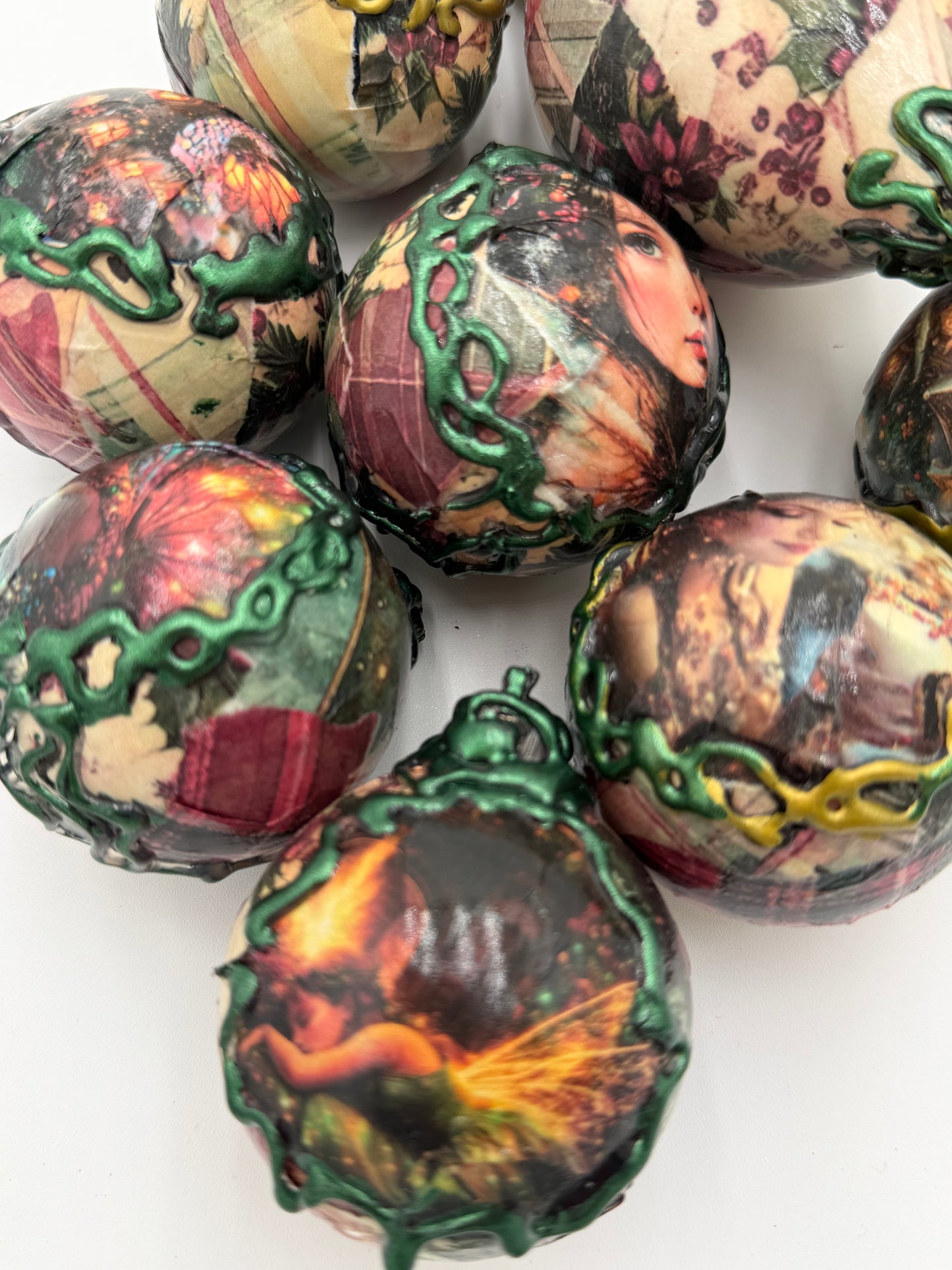 Jolly Pixies 🧚 Christmas Ornament 12 pcs set