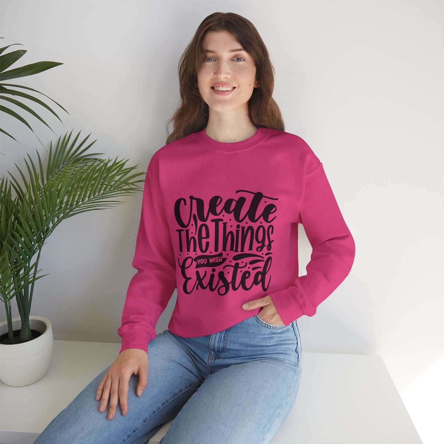 Create The things you wish existed Crewneck Sweatshirt