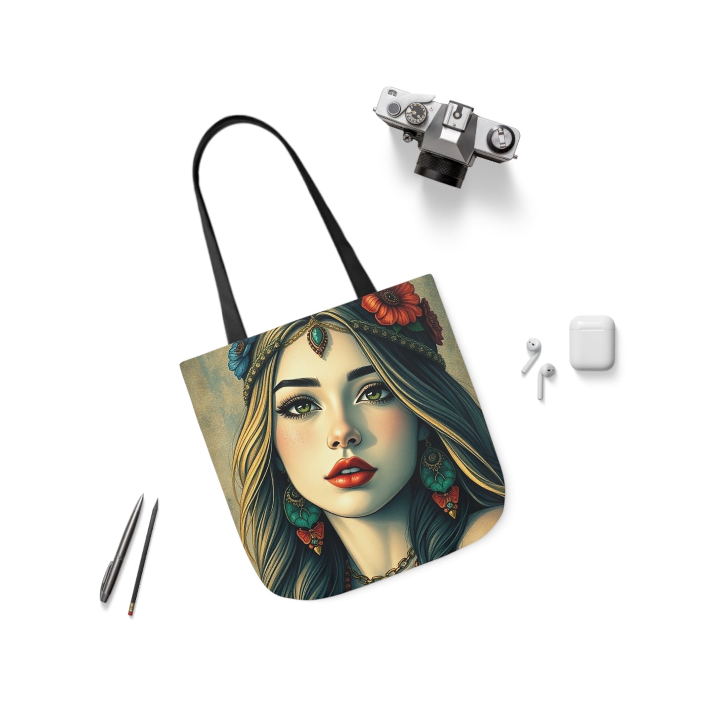 "Boho Muse" Canvas Tote Bag