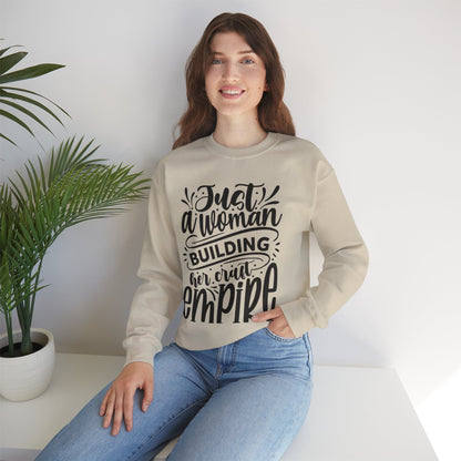 "Just a woman building her Craft empire" sweatshirt
