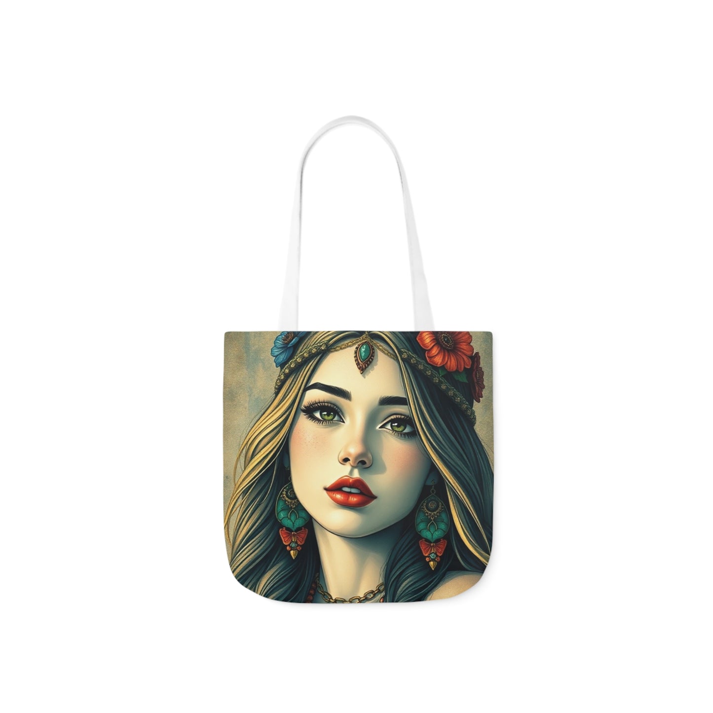 "Boho Muse" Canvas Tote Bag