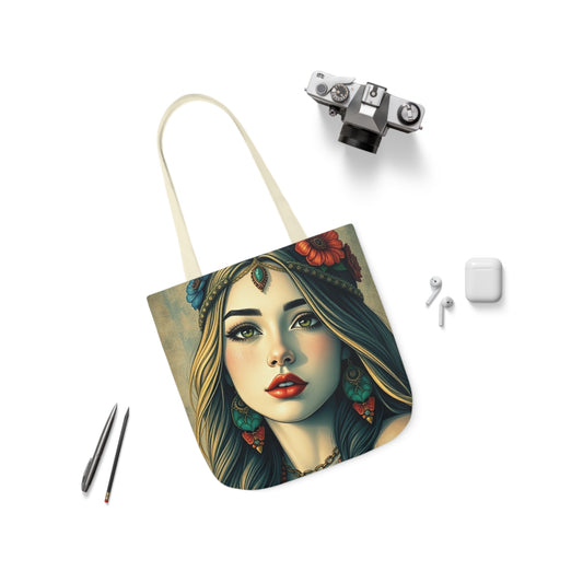 "Boho Muse" Canvas Tote Bag