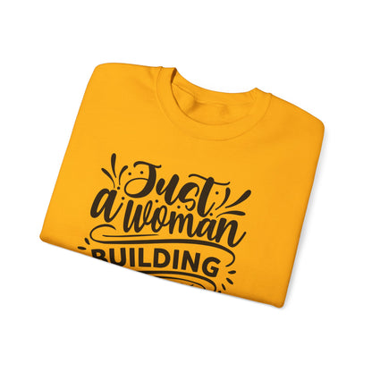 "Just a woman building her Craft empire" sweatshirt