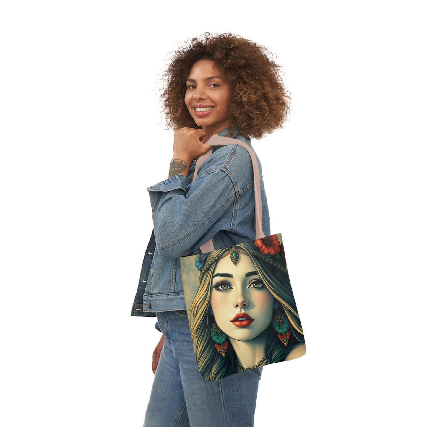 "Boho Muse" Canvas Tote Bag