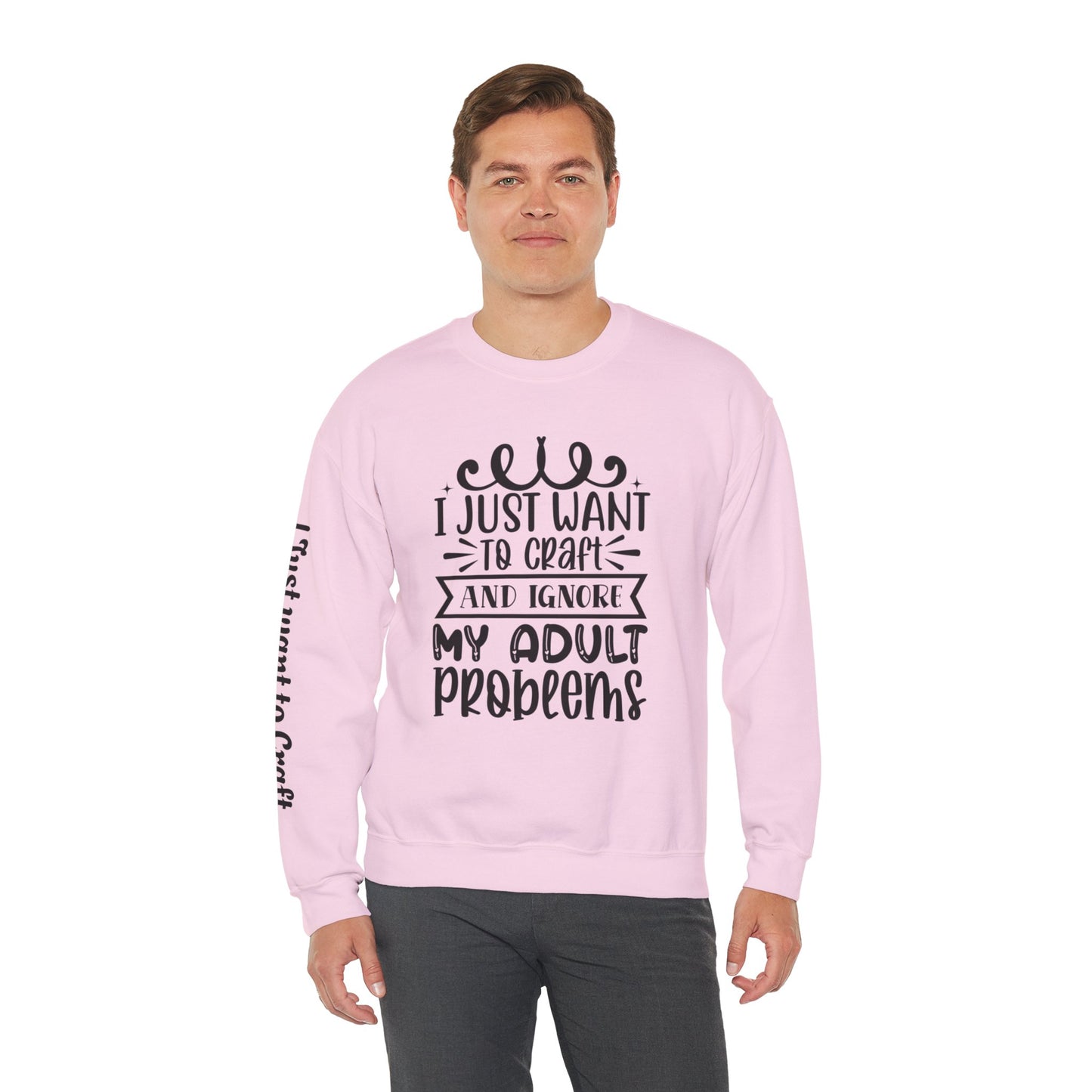 I just want to Craft Crewneck Sweatshirt