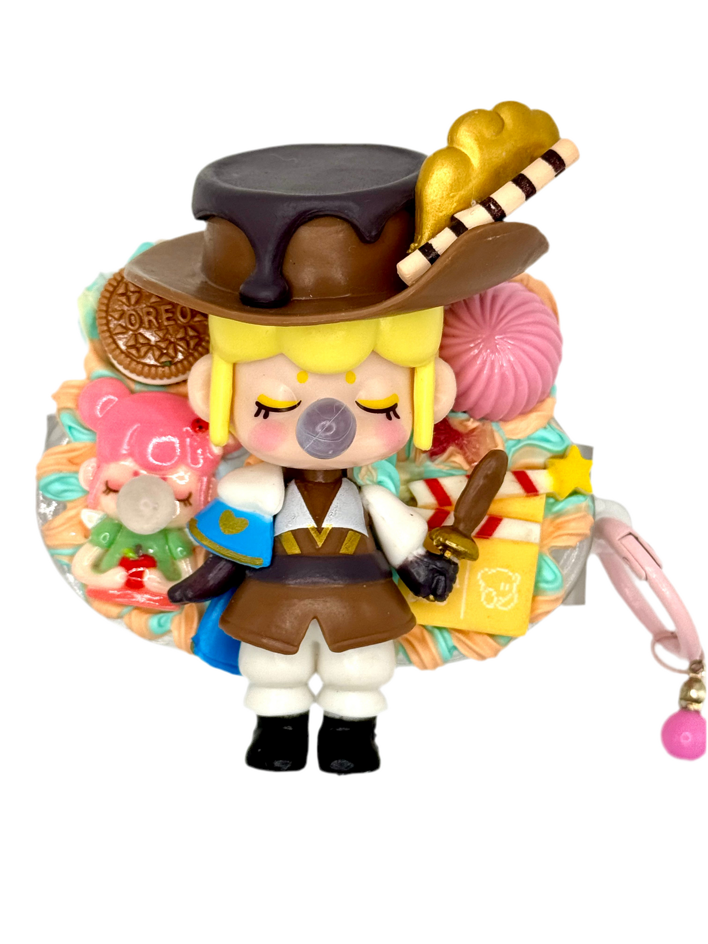 Chibi-Style fun phone clip & chain