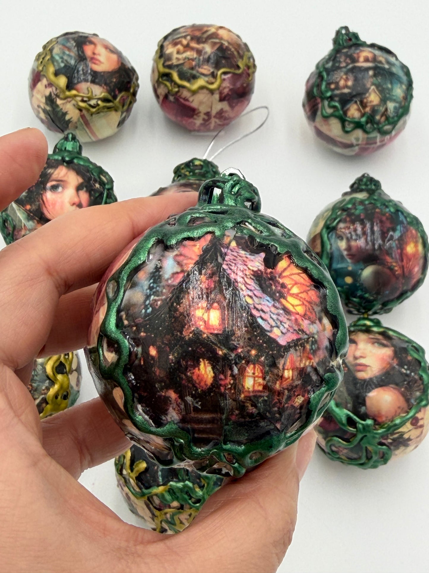 Jolly Pixies 🧚 Christmas Ornament 12 pcs set