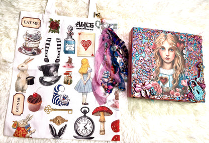 Alice Lap book tassel & bag set!