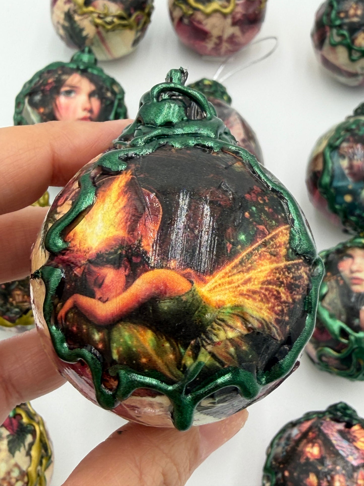 Jolly Pixies 🧚 Christmas Ornament 12 pcs set