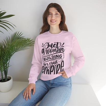 "Just a woman building her Craft empire" sweatshirt