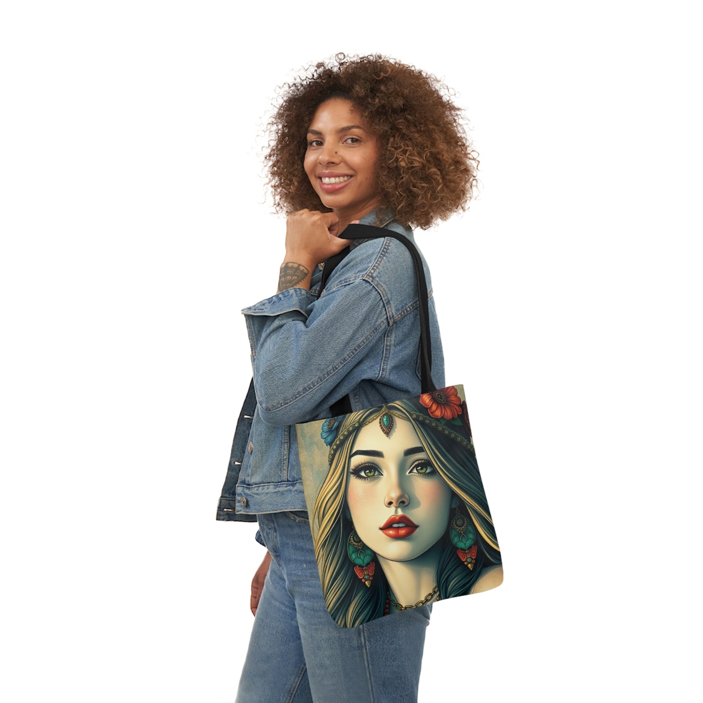 "Boho Muse" Canvas Tote Bag