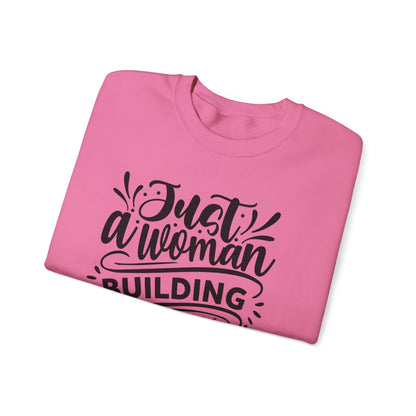 "Just a woman building her Craft empire" sweatshirt