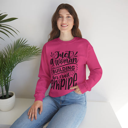 "Just a woman building her Craft empire" sweatshirt