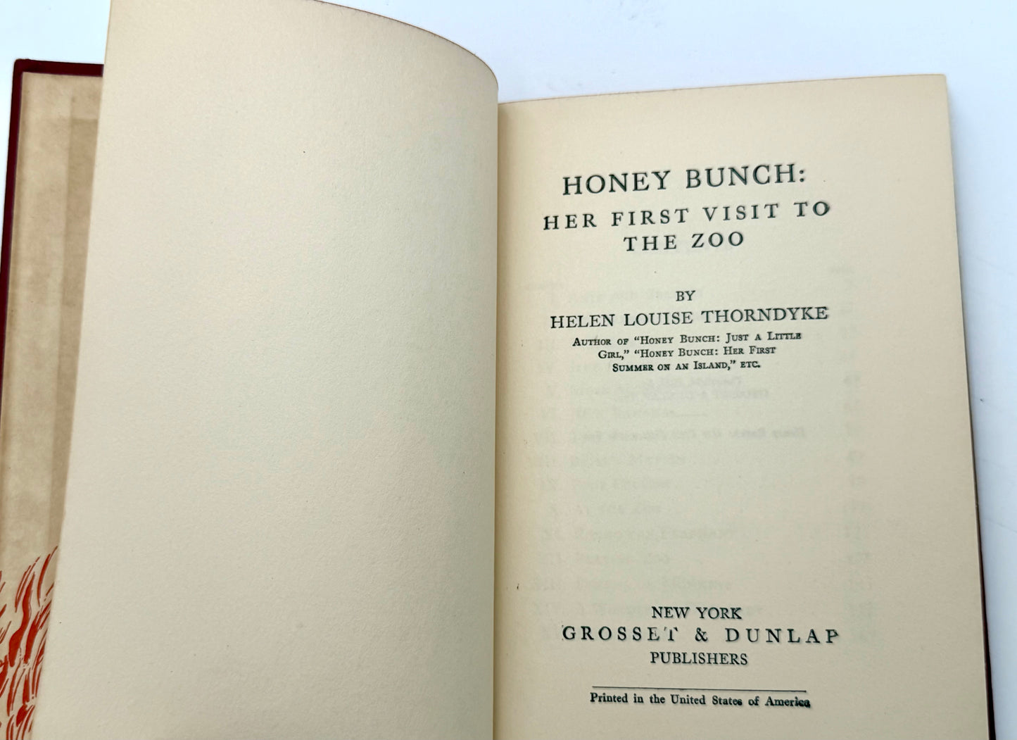 Honey Bunch: Her First visit to the zoo