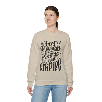 "Just a woman building her Craft empire" sweatshirt