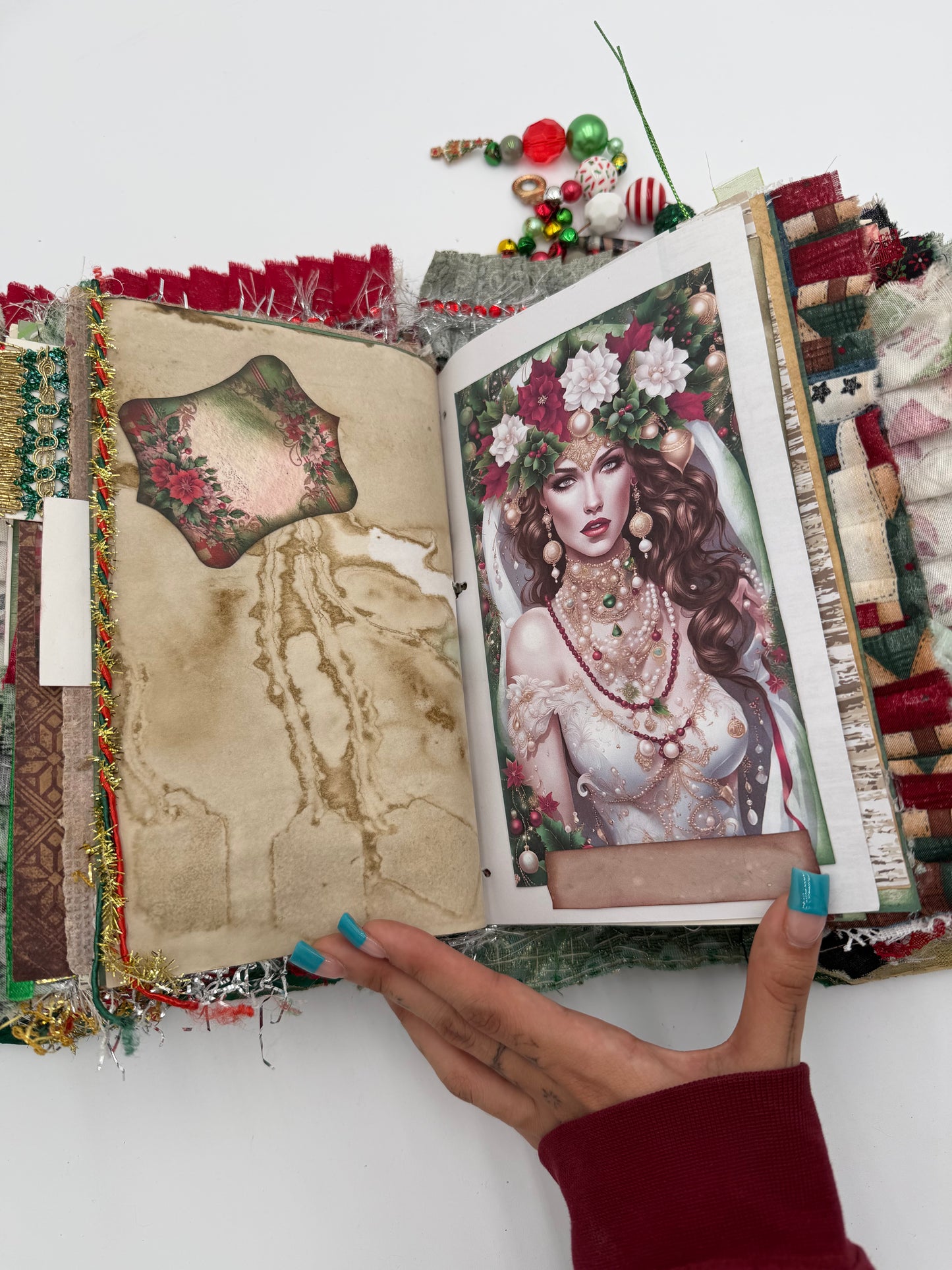 Santa Baby christmas Junk Journal