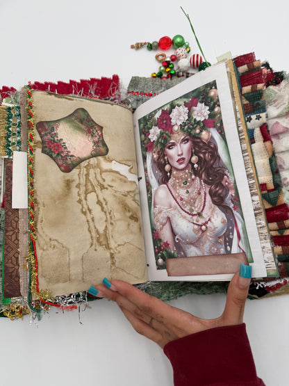 Santa Baby christmas Junk Journal