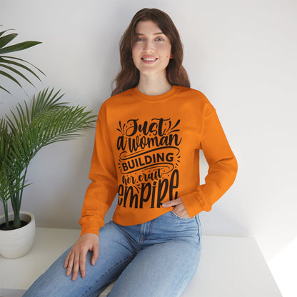 "Just a woman building her Craft empire" sweatshirt