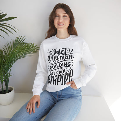 "Just a woman building her Craft empire" sweatshirt