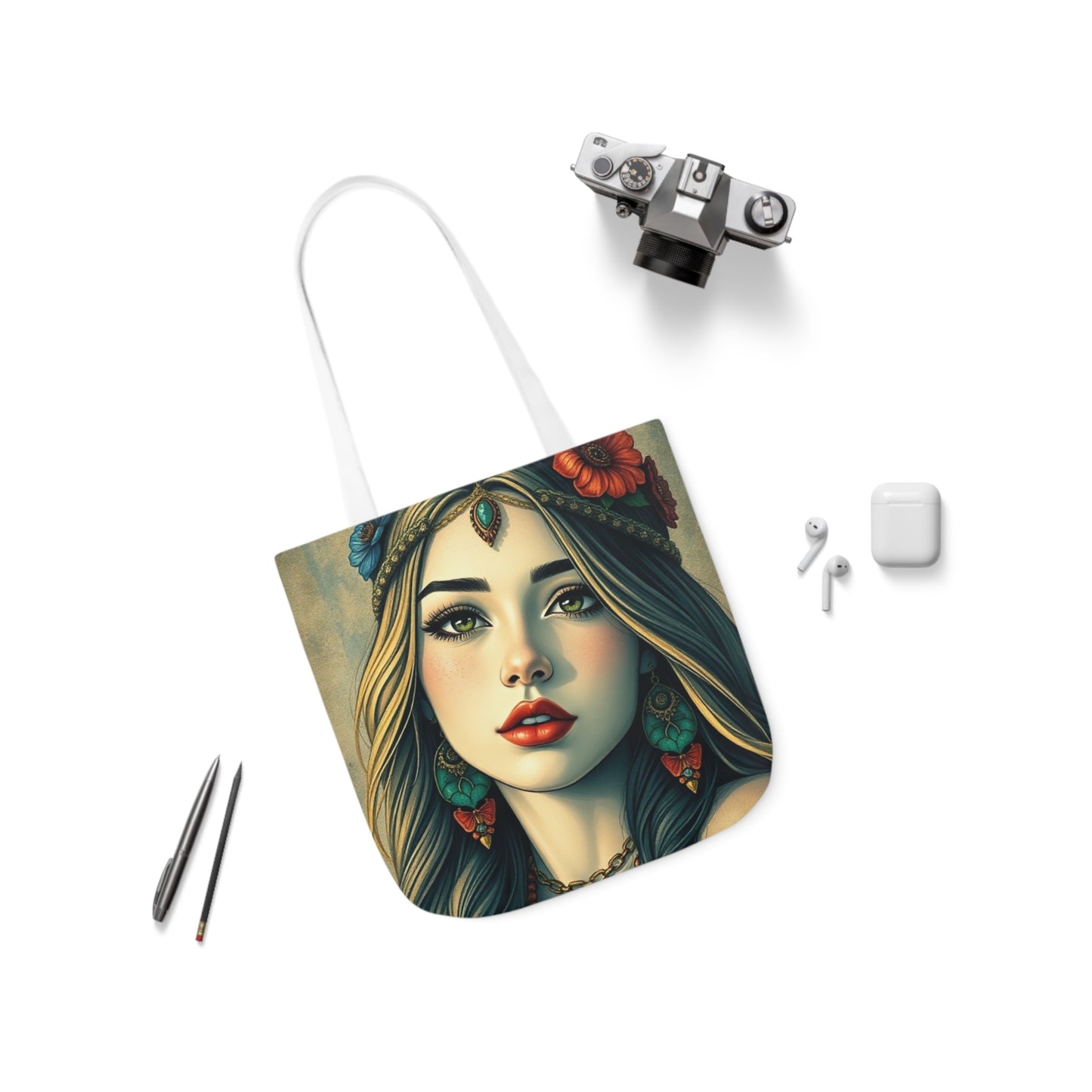 "Boho Muse" Canvas Tote Bag