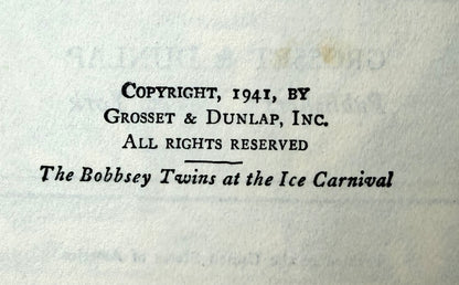 The Bobbsey Twins: At The Ice Carnival
