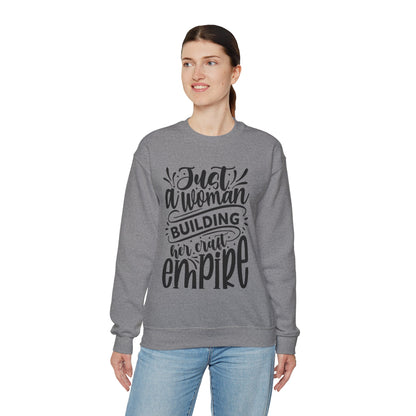 "Just a woman building her Craft empire" sweatshirt