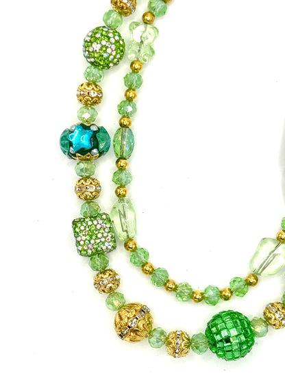 Green butterflies charmed phone chain