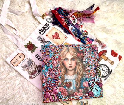 Alice Lap book tassel & bag set!